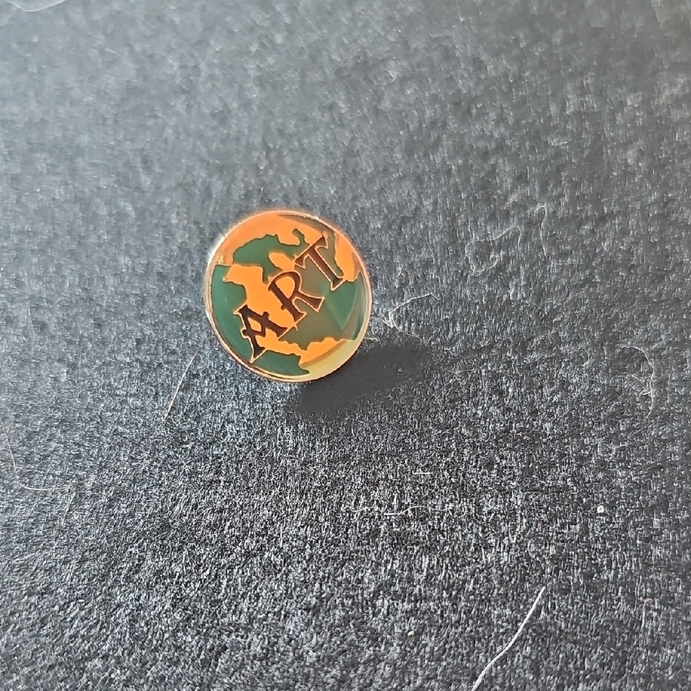 Green and Yellow ART Pin
